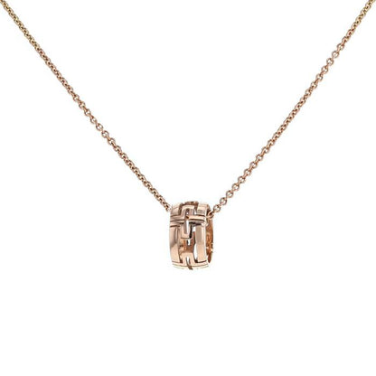 [Glitter Jewelry]PARENTESI NECKLACE PINK GOLD
