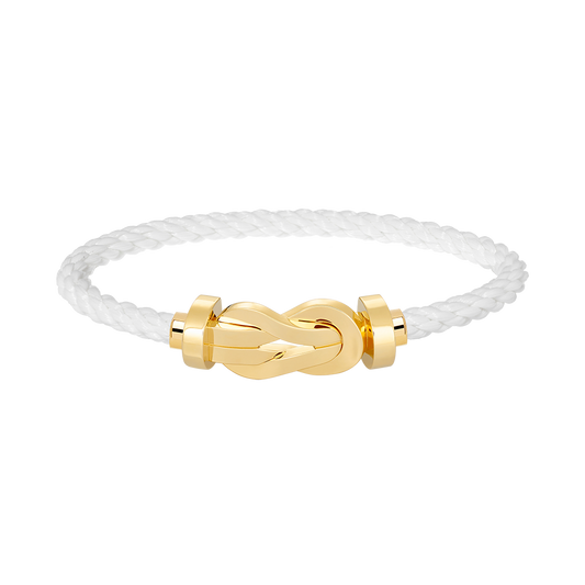 [Glitter Jewelry]CHANCE LARGE 8 FIGURE BUCKLE NO DIAMOND BRACELET GOLD