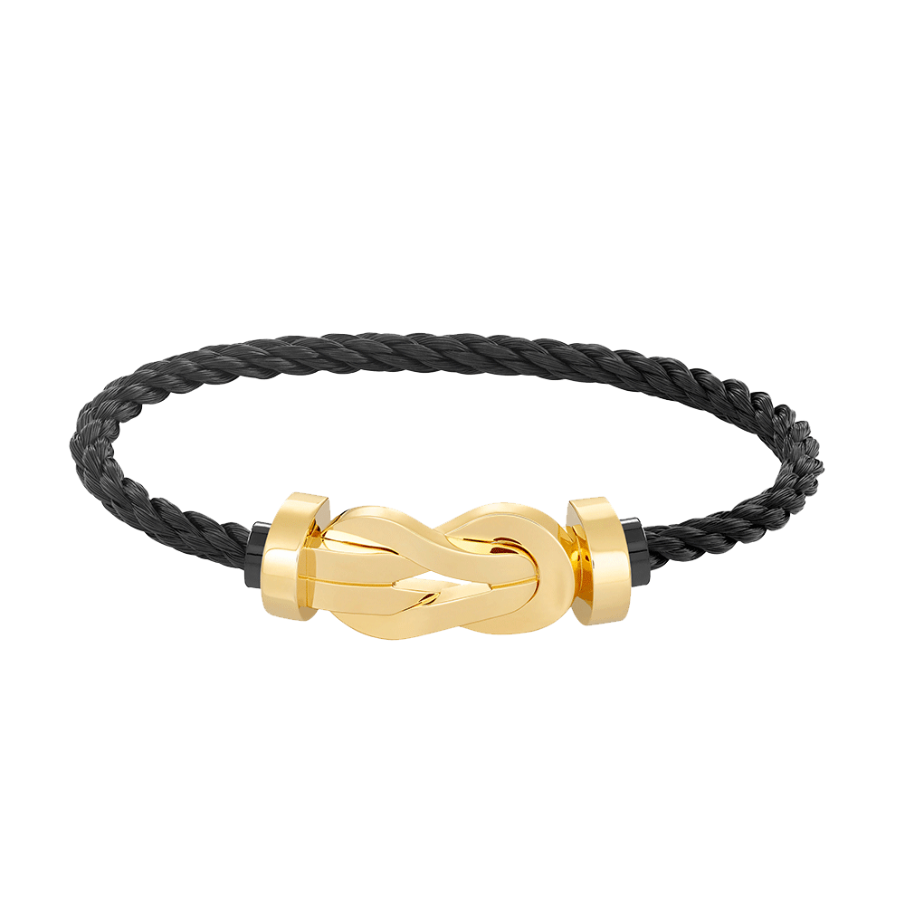 [Glitter Jewelry]CHANCE LARGE 8 FIGURE BUCKLE NO DIAMOND BRACELET GOLD