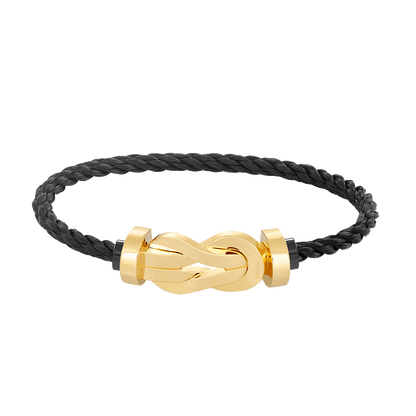 [Glitter Jewelry]CHANCE LARGE 8 FIGURE BUCKLE NO DIAMOND BRACELET GOLD