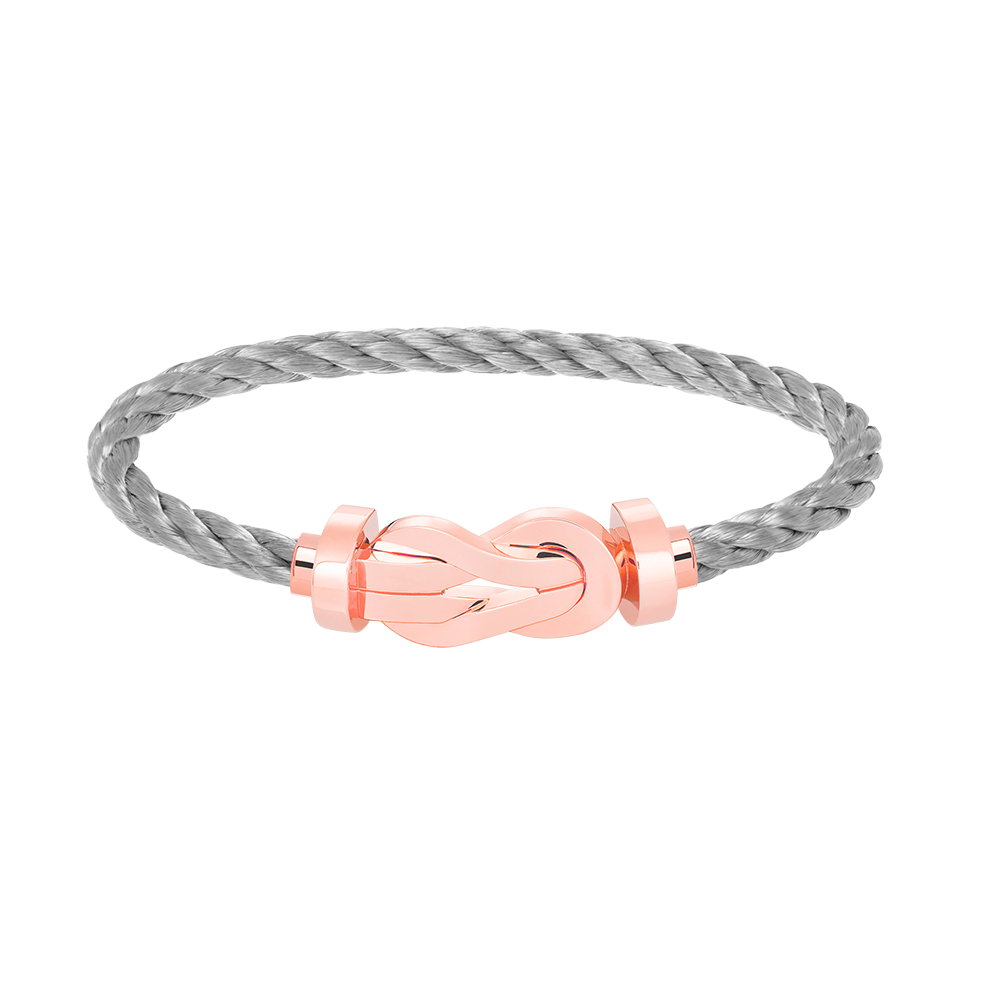 [Glitter Jewelry]CHANCE LARGE 8 FIGURE BUCKLE NO DIAMOND BRACELET ROSE GOLD