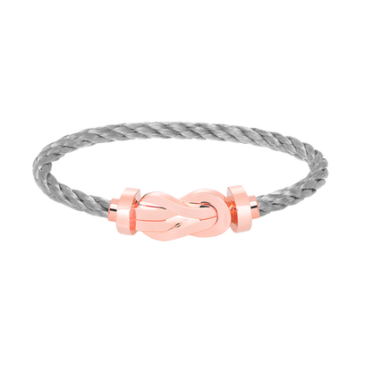 [Glitter Jewelry]CHANCE LARGE 8 FIGURE BUCKLE NO DIAMOND BRACELET ROSE GOLD