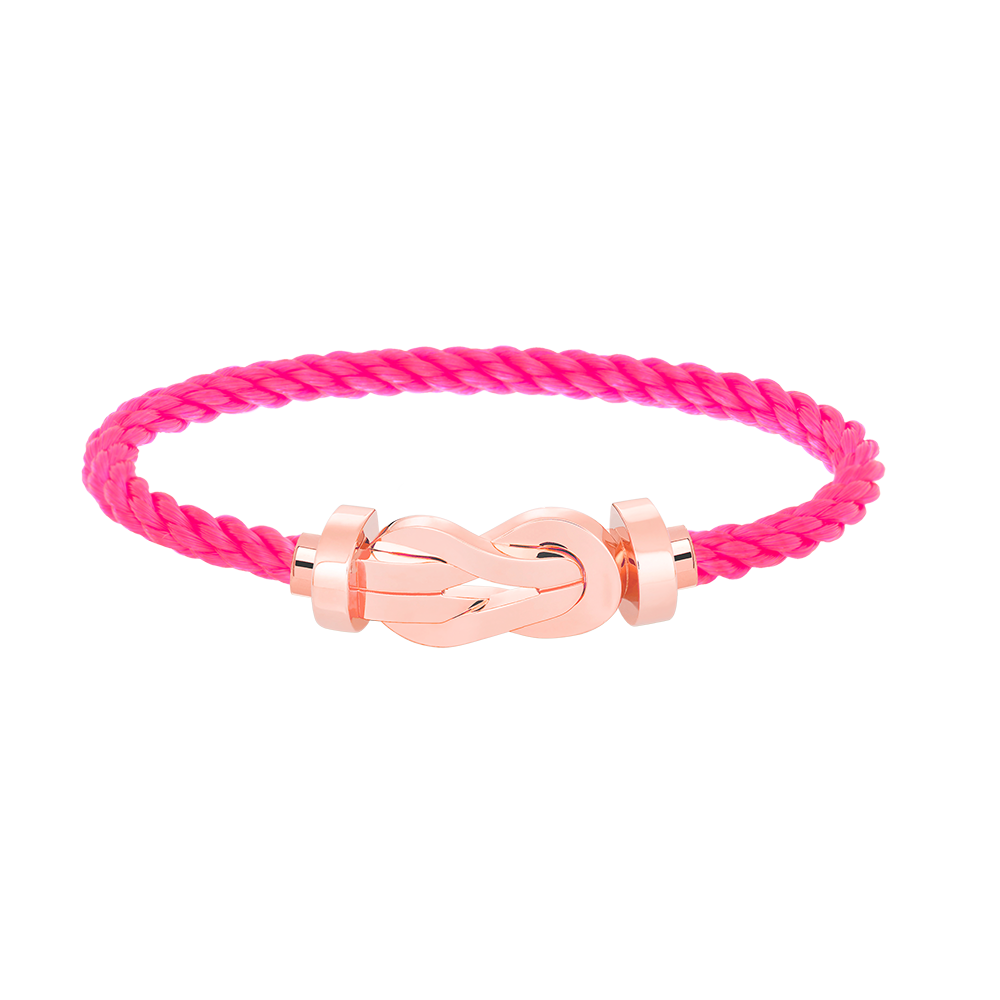 [Glitter Jewelry]CHANCE LARGE 8 FIGURE BUCKLE NO DIAMOND BRACELET ROSE GOLD