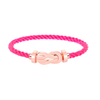 [Glitter Jewelry]CHANCE LARGE 8 FIGURE BUCKLE NO DIAMOND BRACELET ROSE GOLD