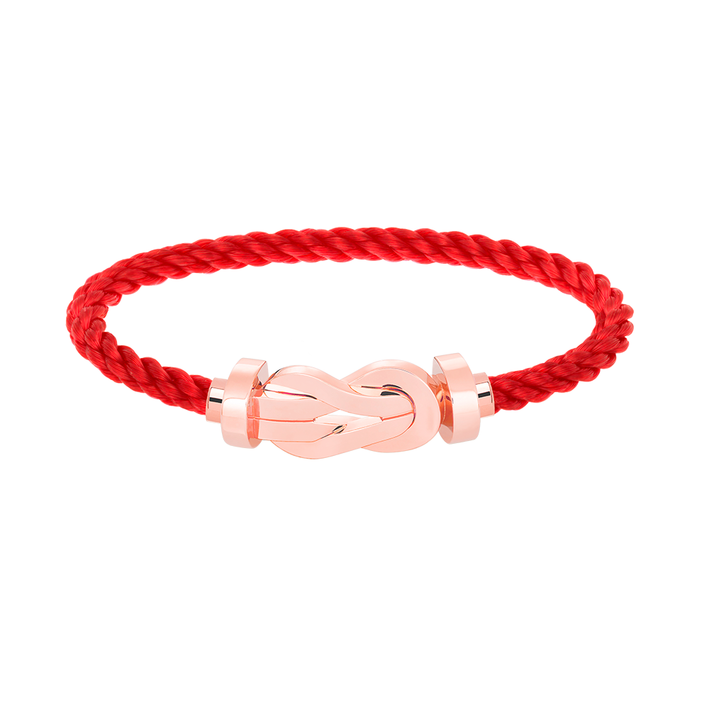 [Glitter Jewelry]CHANCE LARGE 8 FIGURE BUCKLE NO DIAMOND BRACELET ROSE GOLD
