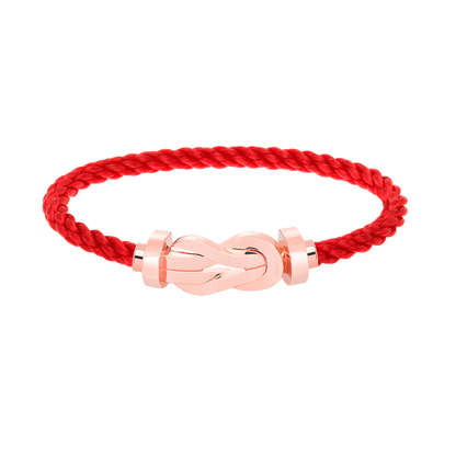 [Glitter Jewelry]CHANCE LARGE 8 FIGURE BUCKLE NO DIAMOND BRACELET ROSE GOLD