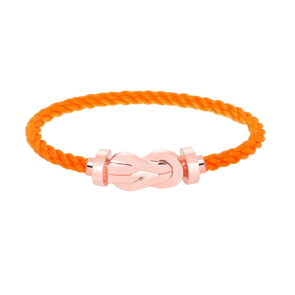 [Glitter Jewelry]CHANCE LARGE 8 FIGURE BUCKLE NO DIAMOND BRACELET ROSE GOLD