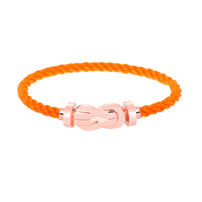 [Glitter Jewelry]CHANCE LARGE 8 FIGURE BUCKLE NO DIAMOND BRACELET ROSE GOLD