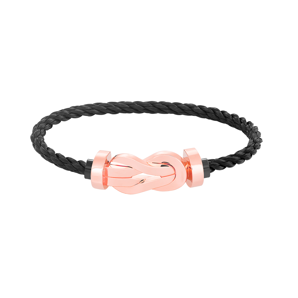 [Glitter Jewelry]CHANCE LARGE 8 FIGURE BUCKLE NO DIAMOND BRACELET ROSE GOLD