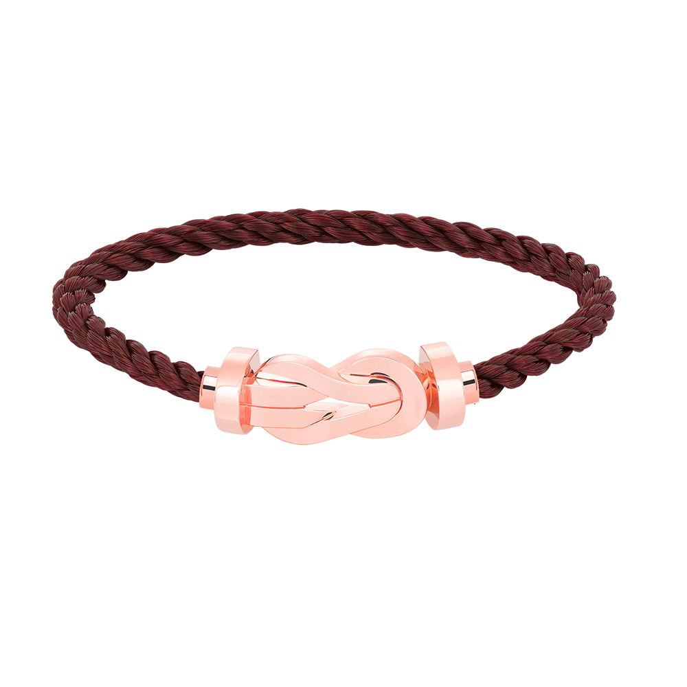 [Glitter Jewelry]CHANCE LARGE 8 FIGURE BUCKLE NO DIAMOND BRACELET ROSE GOLD