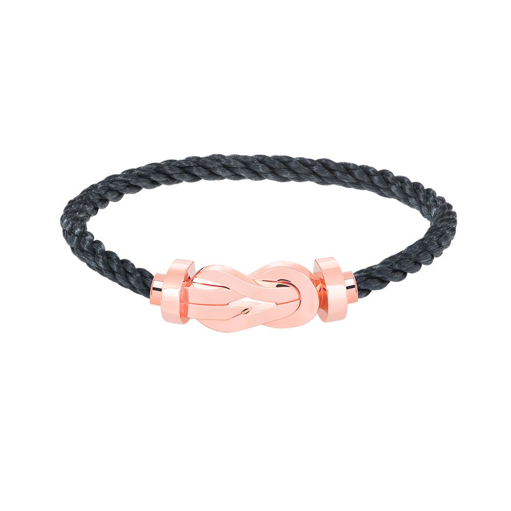 [Glitter Jewelry]CHANCE LARGE 8 FIGURE BUCKLE NO DIAMOND BRACELET ROSE GOLD