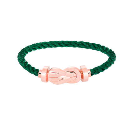 [Glitter Jewelry]CHANCE LARGE 8 FIGURE BUCKLE NO DIAMOND BRACELET ROSE GOLD