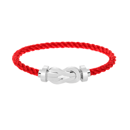[Glitter Jewelry]CHANCE LARGE 8 FIGURE BUCKLE NO DIAMOND BRACELET SILVER