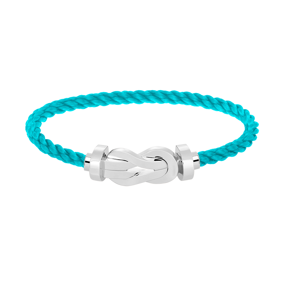 [Glitter Jewelry]CHANCE LARGE 8 FIGURE BUCKLE NO DIAMOND BRACELET SILVER