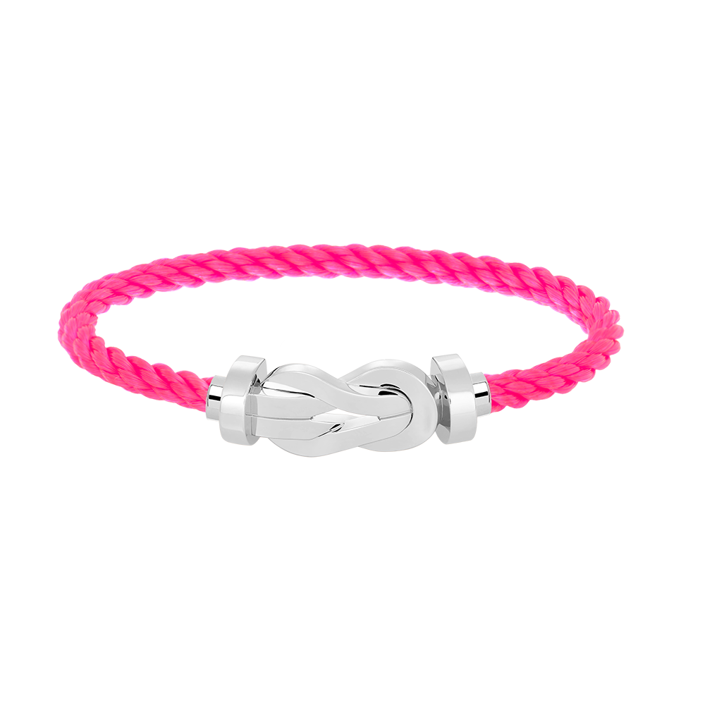 [Glitter Jewelry]CHANCE LARGE 8 FIGURE BUCKLE NO DIAMOND BRACELET SILVER