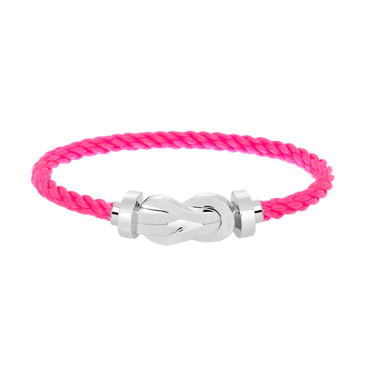 [Glitter Jewelry]CHANCE LARGE 8 FIGURE BUCKLE NO DIAMOND BRACELET SILVER