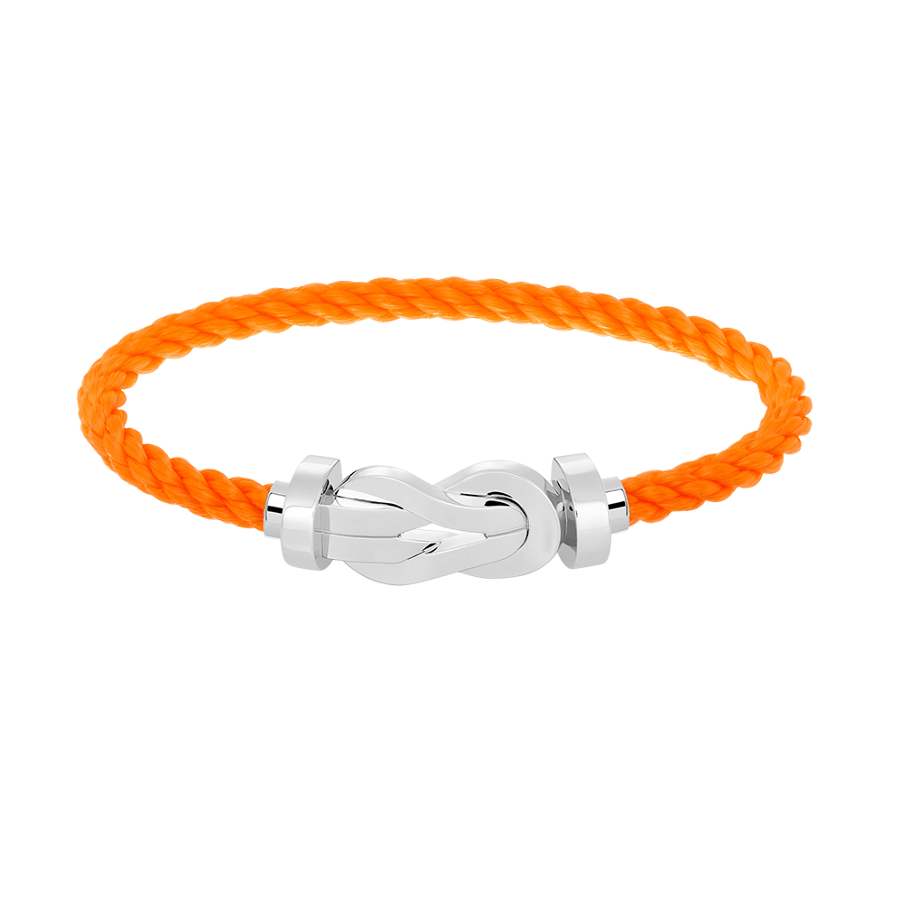 [Glitter Jewelry]CHANCE LARGE 8 FIGURE BUCKLE NO DIAMOND BRACELET SILVER