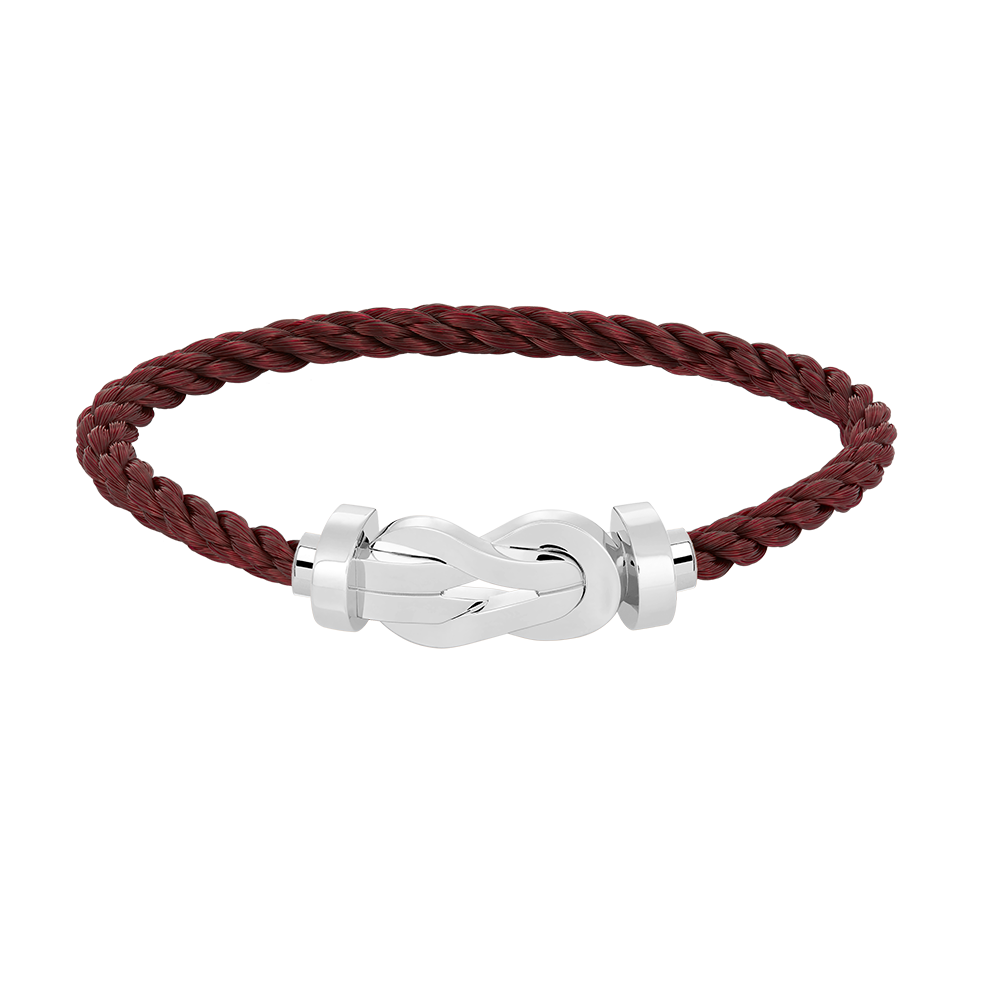 [Glitter Jewelry]CHANCE LARGE 8 FIGURE BUCKLE NO DIAMOND BRACELET SILVER