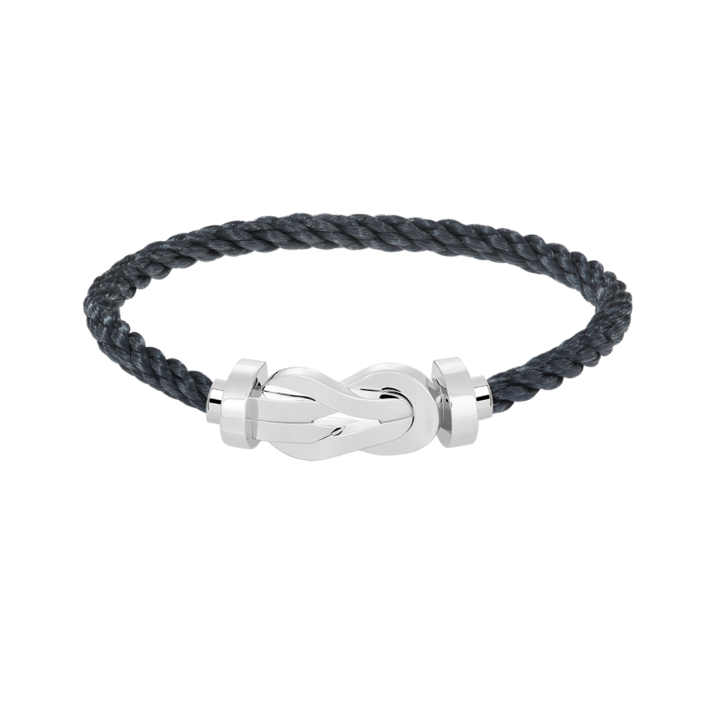 [Glitter Jewelry]CHANCE LARGE 8 FIGURE BUCKLE NO DIAMOND BRACELET SILVER