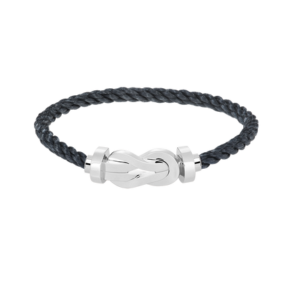 [Glitter Jewelry]CHANCE LARGE 8 FIGURE BUCKLE NO DIAMOND BRACELET SILVER