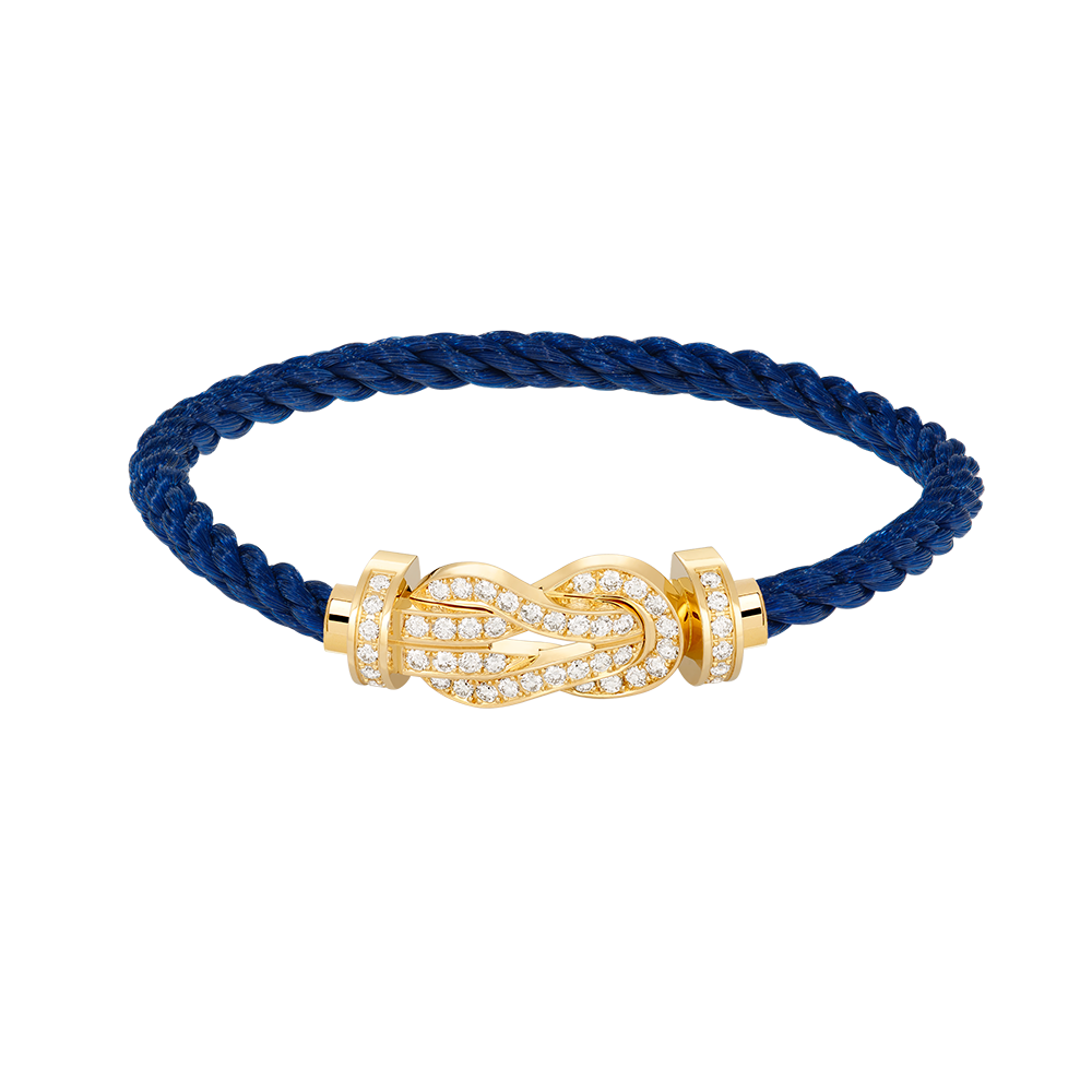 [Glitter Jewelry]CHANCE LARGE 8 FIGURE BUCKLE FULLDIAMOND BRACELET GOLD