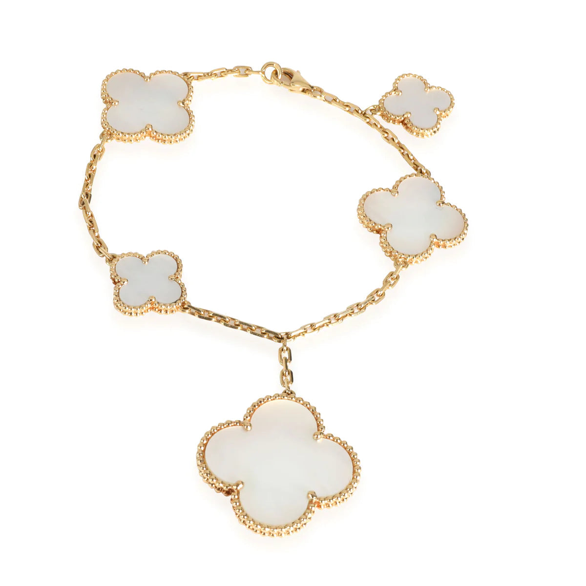 [Glitter Jewelry]MAGIC CLOVER MOP GOLD BRACELET 5 MOTIFS