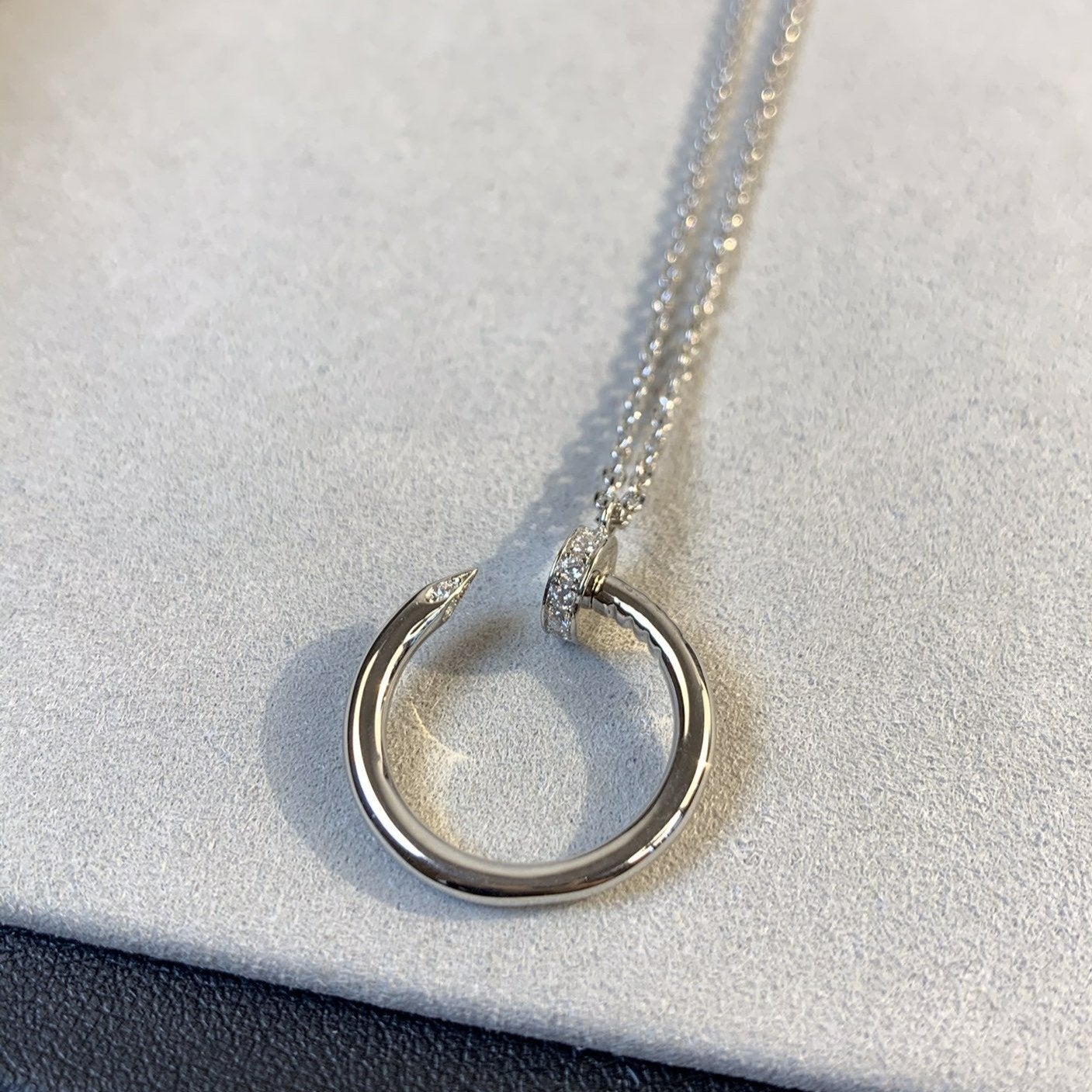 [Glitter Jewelry]JUSTE NECKLACE SILVER