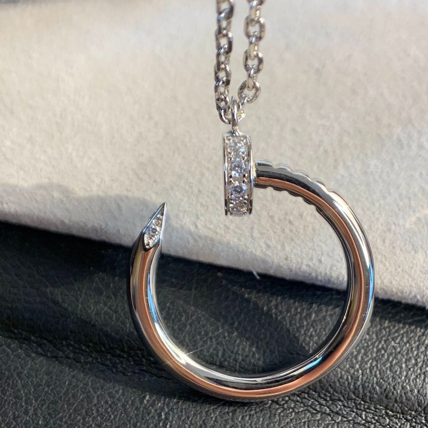 [Glitter Jewelry]JUSTE NECKLACE SILVER