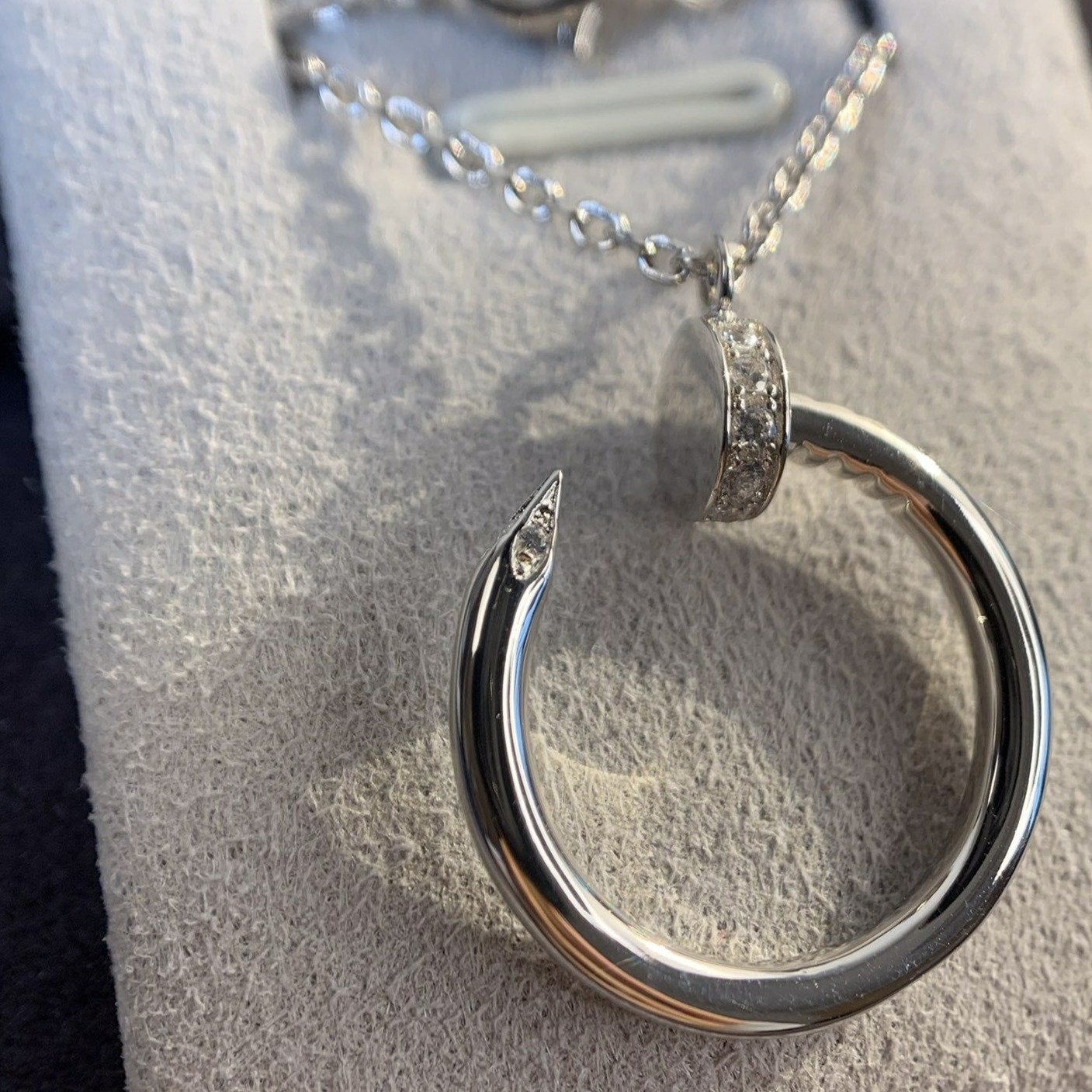 [Glitter Jewelry]JUSTE NECKLACE SILVER