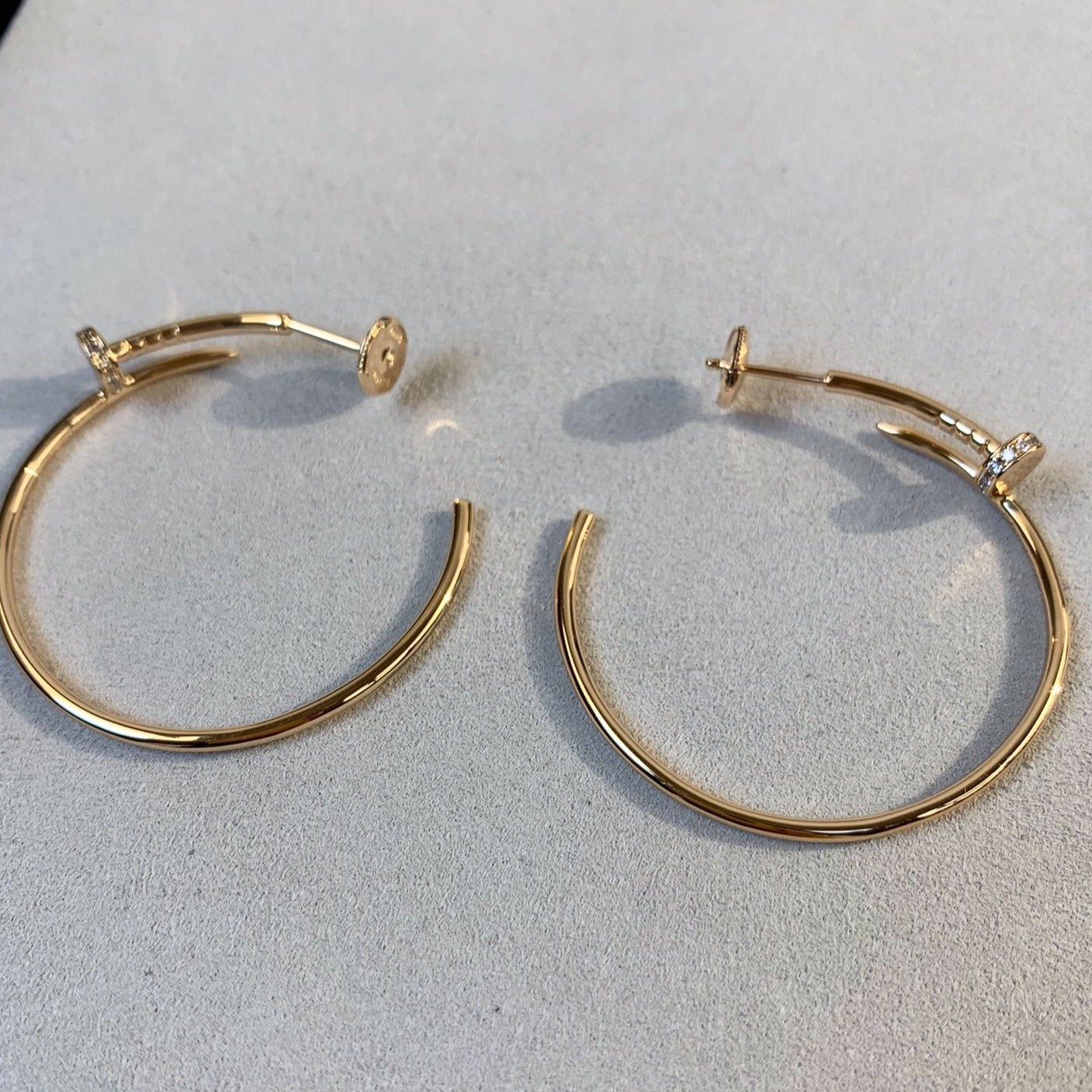 [グリッタージュエリー]JUSTE イヤリング ゴールド ダイヤモンド 1.8mm 
