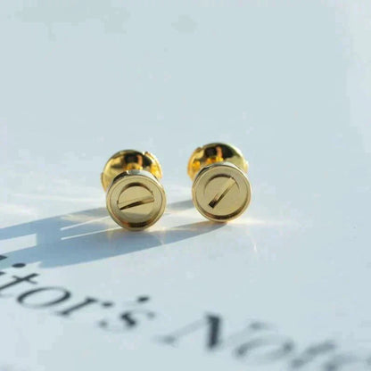 [Glitter Jewelry]LOVE EARRINGS GOLD 10MM