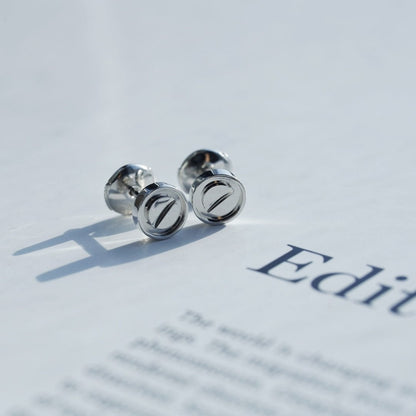 [Glitter Jewelry]LOVE EARRINGS SILVER 10MM
