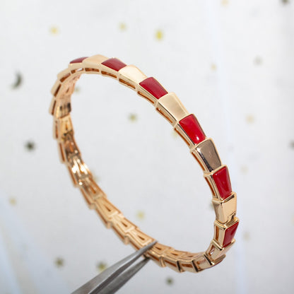 [Glitter Jewelry]SERPENTI BRACELET PINK GOLD RUBELLITE