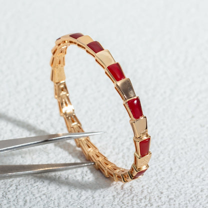 [Glitter Jewelry]SERPENTI BRACELET PINK GOLD RUBELLITE