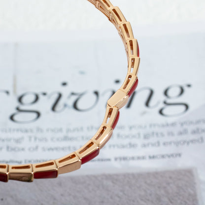 [Glitter Jewelry]SERPENTI BRACELET PINK GOLD RUBELLITE