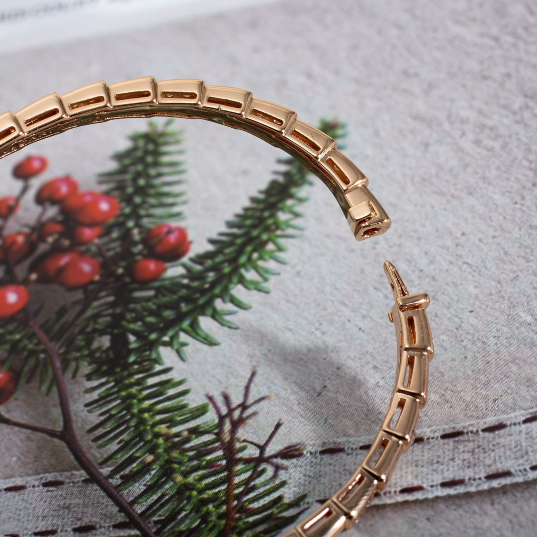 [Glitter Jewelry]SERPENTI BRACELET PINK GOLD DIAMOND