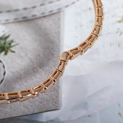 [Glitter Jewelry]SERPENTI BRACELET PINK GOLD DIAMOND