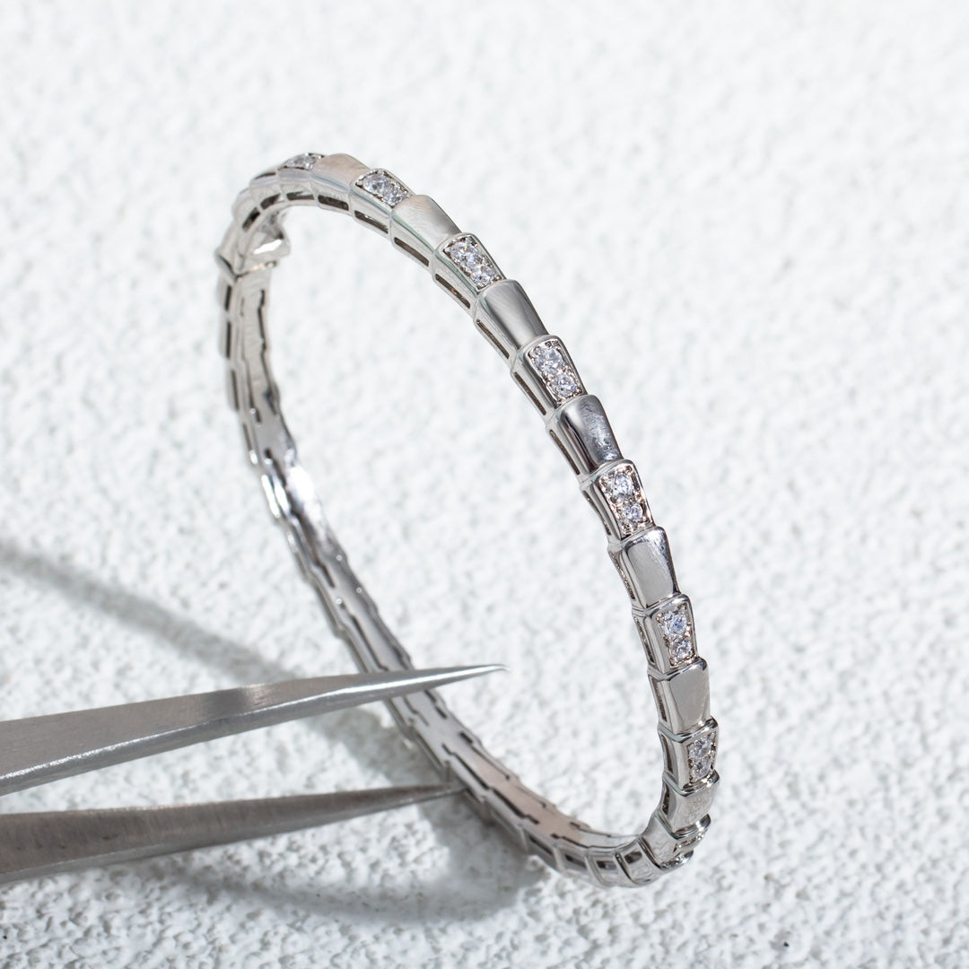 [Glitter Jewelry]SERPENTI BRACELET SILVER DIAMOND