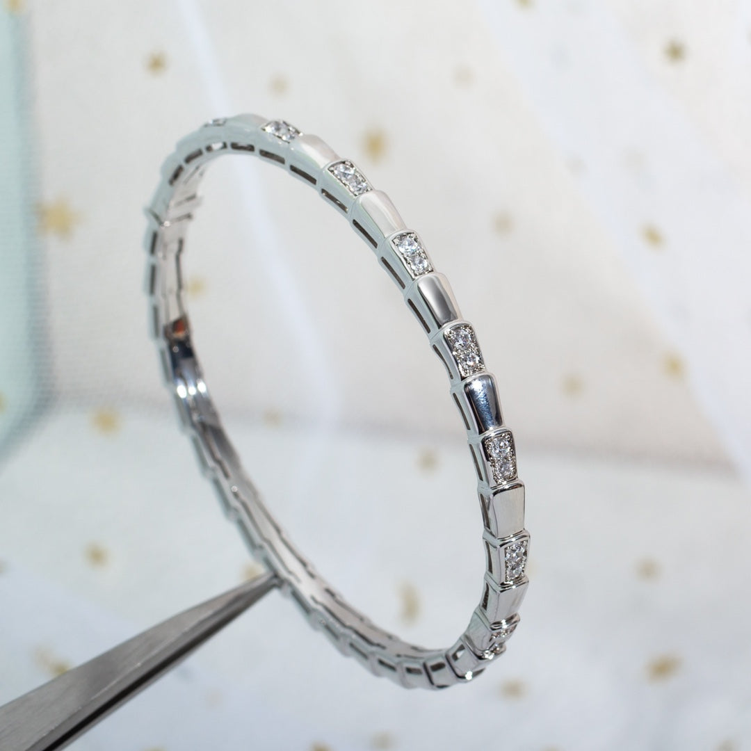 [Glitter Jewelry]SERPENTI BRACELET SILVER DIAMOND