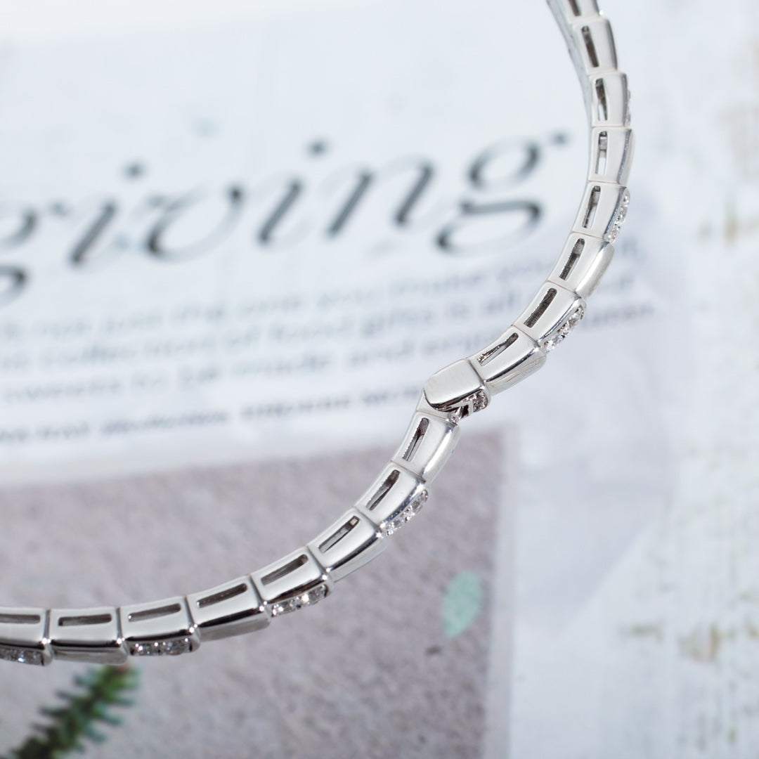 [Glitter Jewelry]SERPENTI BRACELET SILVER DIAMOND