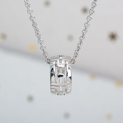 [Glitter Jewelry]PARENTESI NECKLACE SILVER