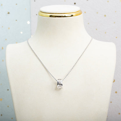 [Glitter Jewelry]PARENTESI NECKLACE SILVER