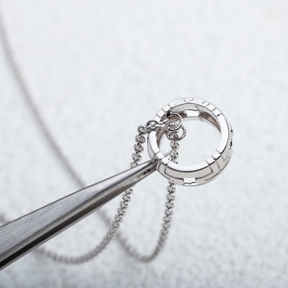 [Glitter Jewelry]PARENTESI NECKLACE SILVER
