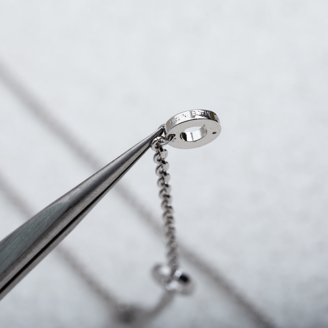[Glitter Jewelry]PARENTESI NECKLACE SILVER