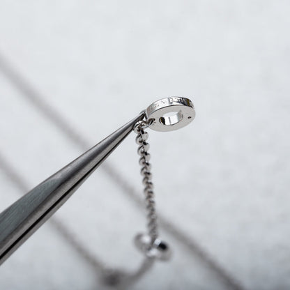 [Glitter Jewelry]PARENTESI NECKLACE SILVER