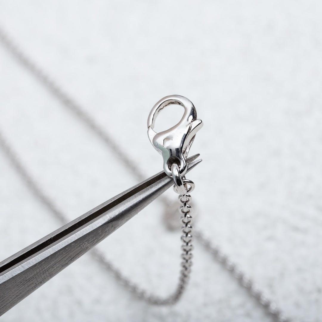 [Glitter Jewelry]PARENTESI NECKLACE SILVER