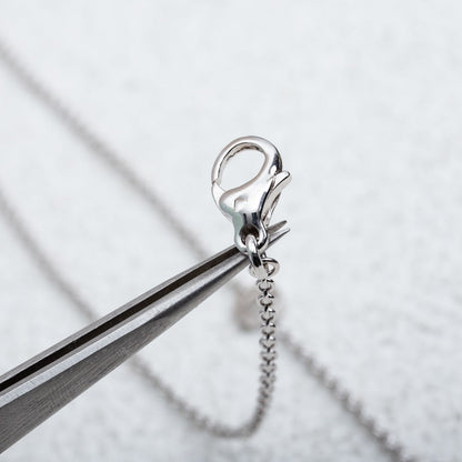 [Glitter Jewelry]PARENTESI NECKLACE SILVER