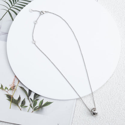 [Glitter Jewelry]PARENTESI NECKLACE SILVER