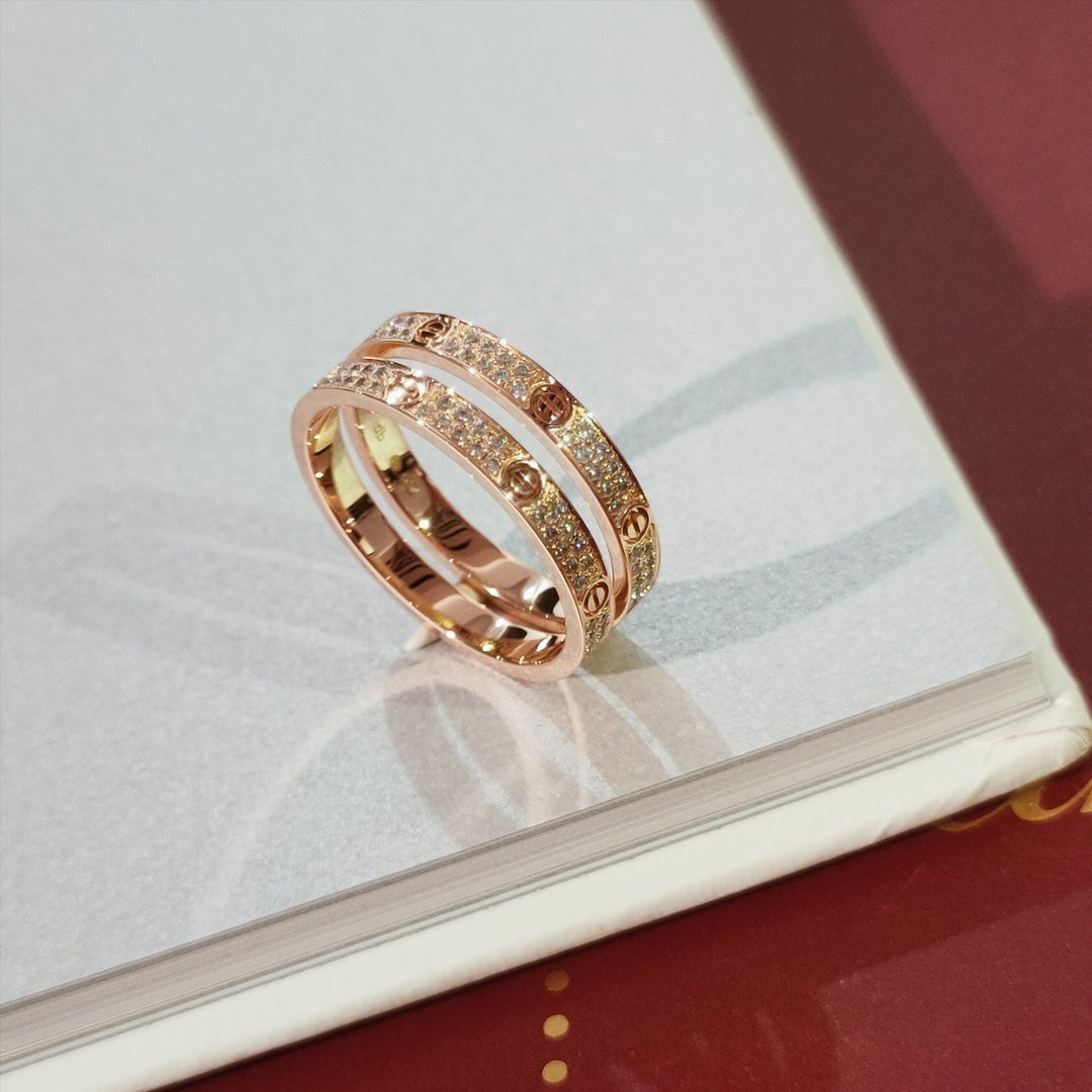 [Glitter Jewelry]LOVE RING 2.65MM DIAMOND