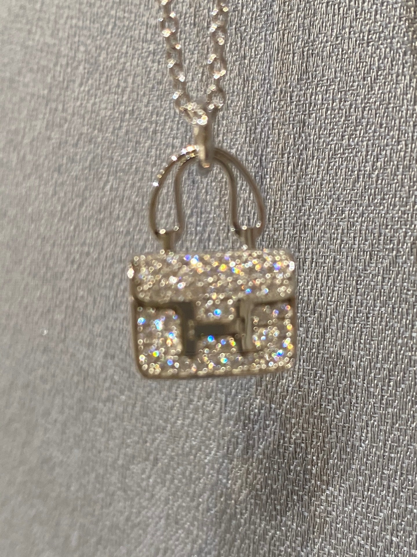 [Glitter Jewelry]CONSTANCE PEDANT DIAMOND NECKLACE